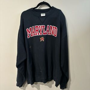 University Maryland pull over sweatshirt